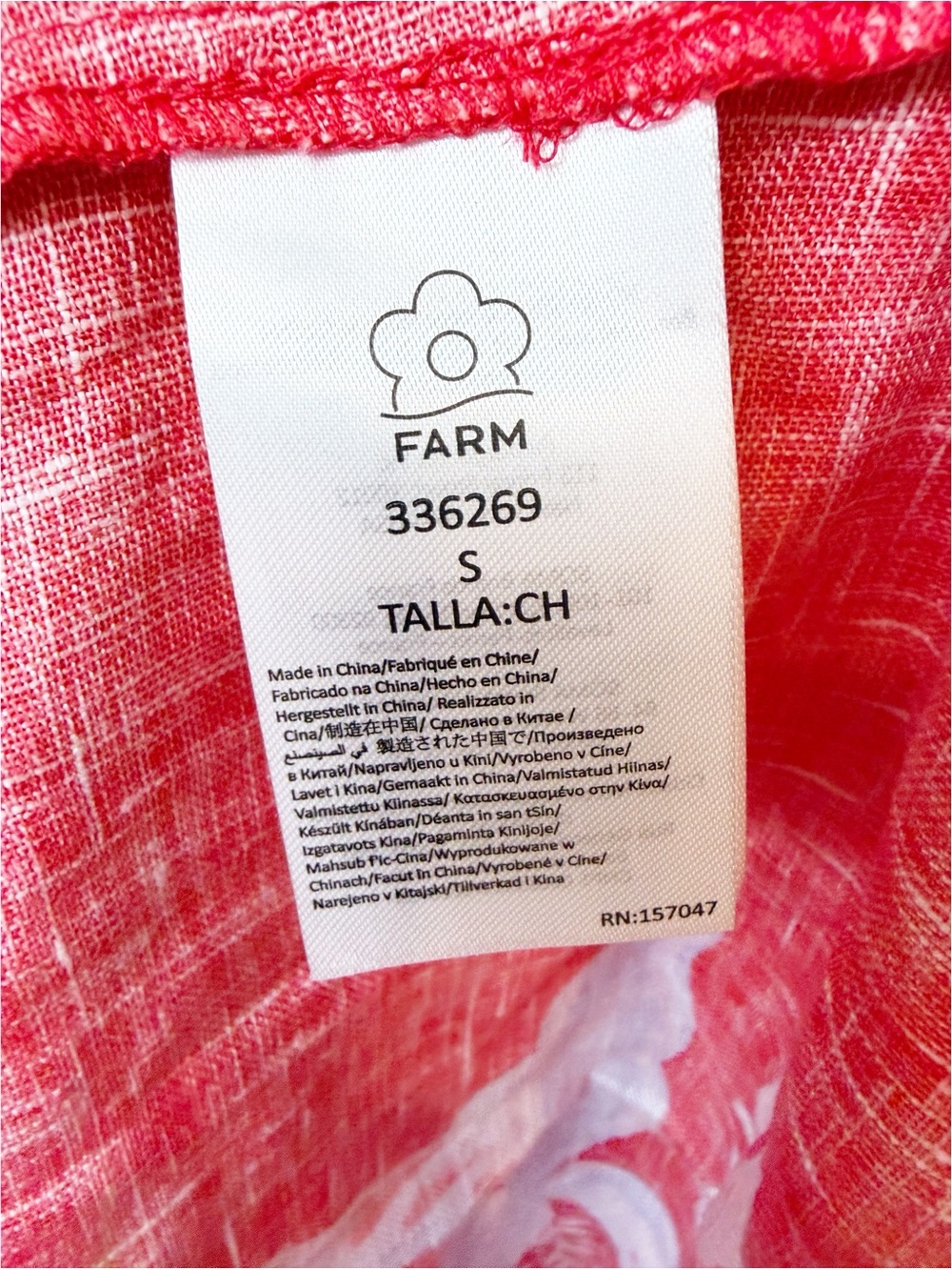 FARM Rio | Porcelain Garden Red Midi Dress NWT - Picture 8 of 11